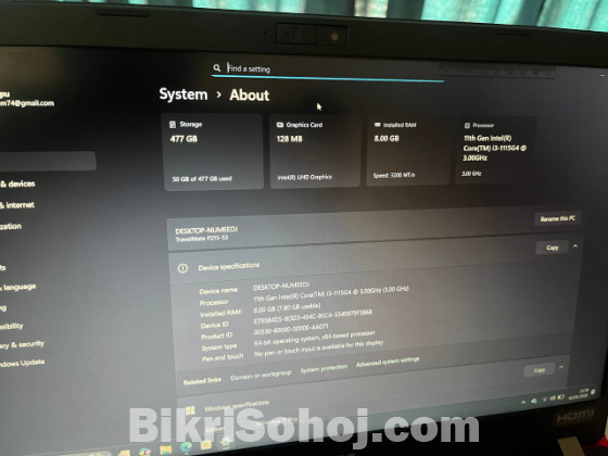 Acer travelmate p215-53